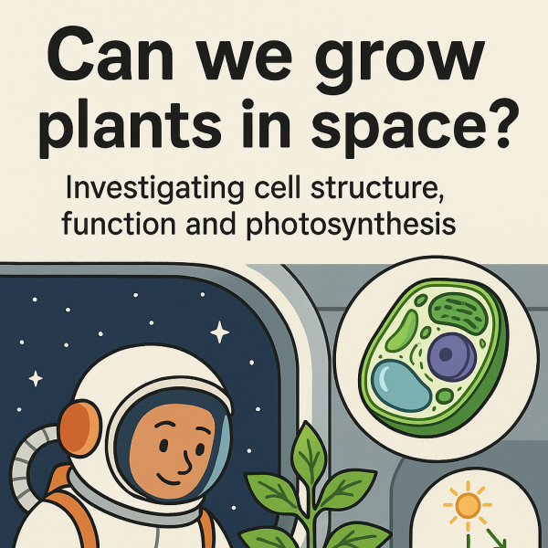 Photo of Can we grow Plants in Space? Investigating cell structure, function and photosynthesis